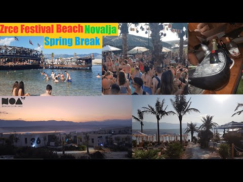 1 Week Crazy SPRING BREAK PARTY Holiday | ZRCE FESTIVAL BEACH, NOVALJA, PAG, CROATIA 🇭🇷