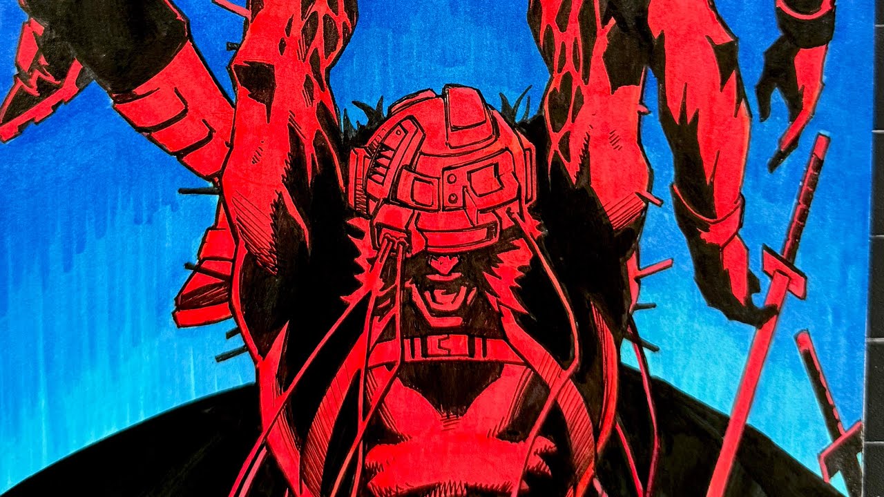 Todd Beats draws Wolverine 88 Homage part 1