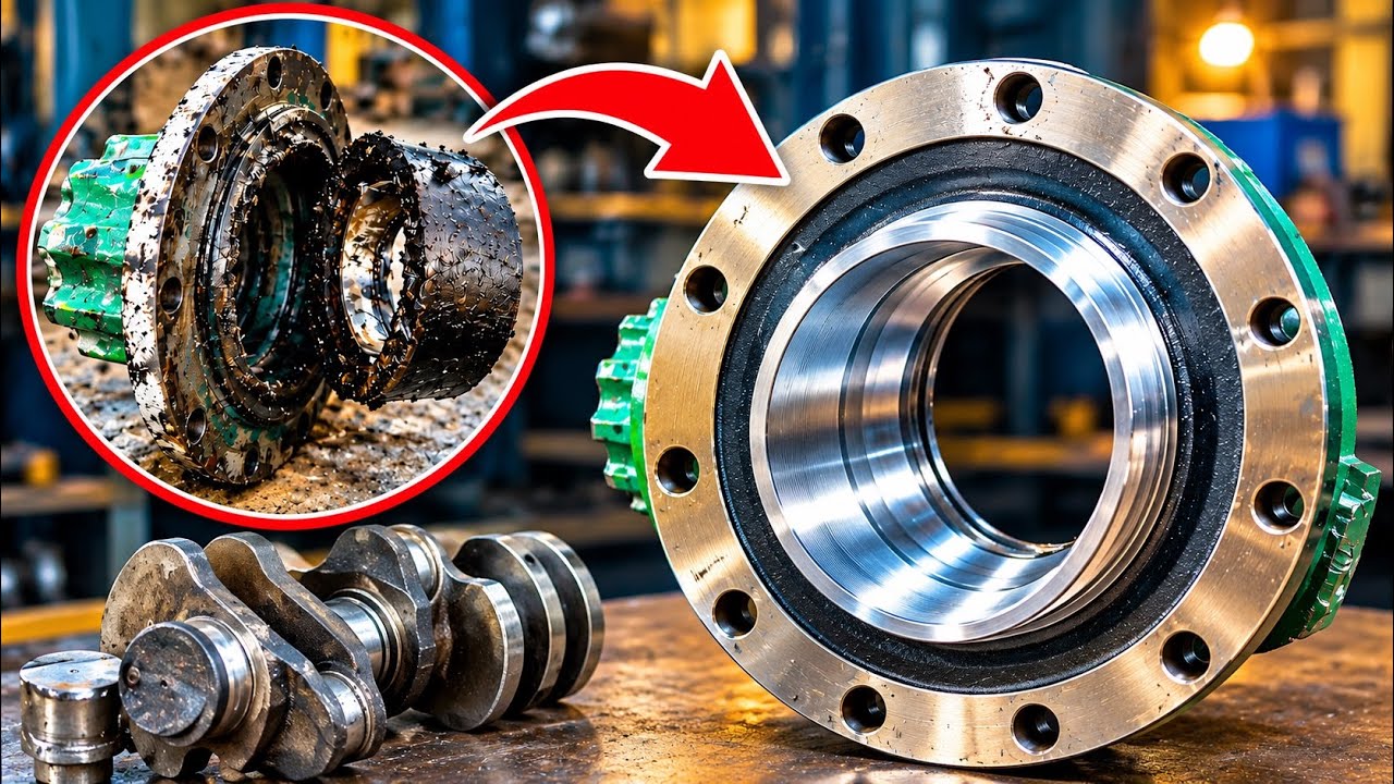 Truck Hub Bearing Seat Repair: Scrap to Perfect
