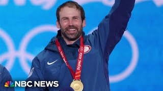 Snowboarding gold medalist Nick Baumgartner talks competing in his fifth Olympics