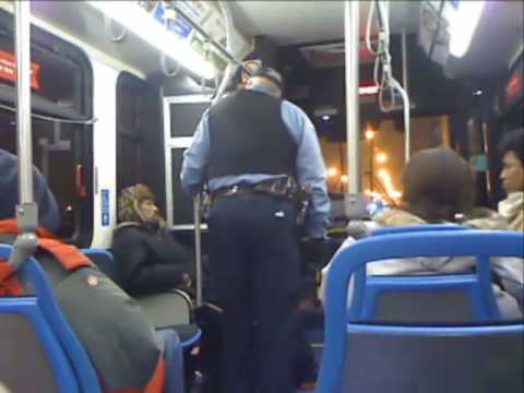 CTA Bus Incident with Chicago Police 02 13 09, 10:14pm
