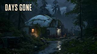 DAYS GONE — Abandoned NERO Station | Dark Ambient & Night Rain