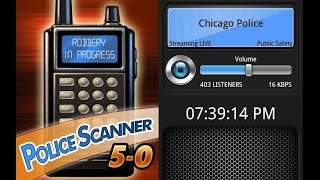5-0 Radio Police Scanner . Android and iOS a free App. A mini review