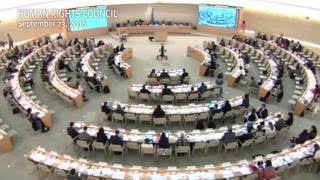 HRC33: Item 6, UPR adoption of Thailand - John Fisher
