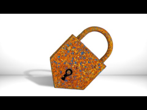I Restore A Rusty 75 Year Old Lock - Surprise Inside!