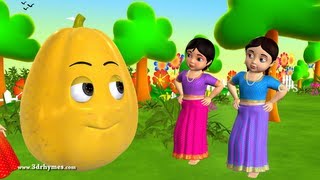 Learn Telugu Pandlu - Fruits - 3D Animation Presch