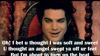 Adam Lambert For Your Entertainment lyrics