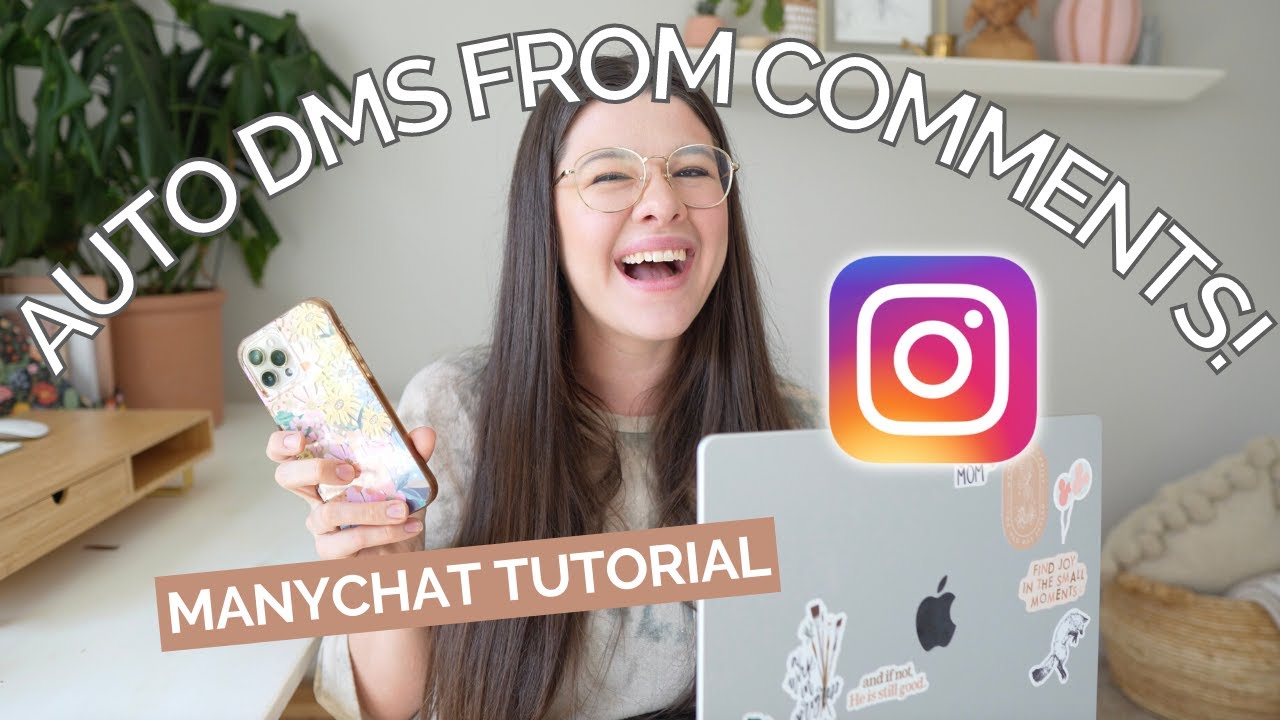 Automatically DM someone who comments on your Instagram post with Manychat! *full tutorial*