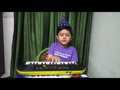 Birthday song on keyboard by Bhumit Agarwal #happy birthday#piano