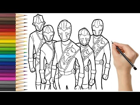 Power Rangers Coloring Pages