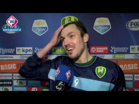 Reactie matchwinner Mike Havenaar na de winst op NEC