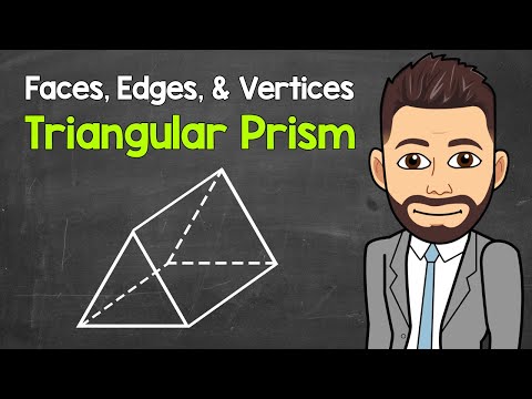How Many Faces, Edges, and Vertices Does a Triangular Prism Have? | Geometry | Math with Mr. J