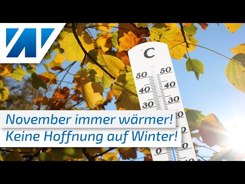 Winter ade? Extremwärme geht im November weiter! Das Wetter bis Monatsende!