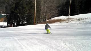 preview picture of video 'Boarding at Holiday Mountain - Rock Hill NY - 3/12'