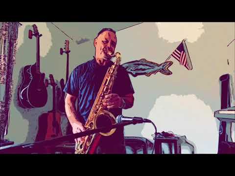 Sax on a track. BandLab October video