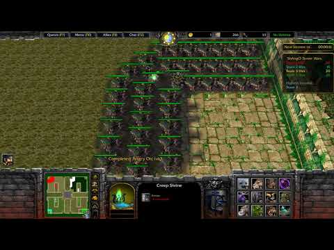 Shango Tower Wars 17 / Orc Builder / Warcraft III / Battlenet