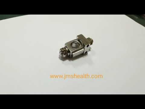 Open small single pin clamp 4.0 x 2.5mm orthopedic tubular e...