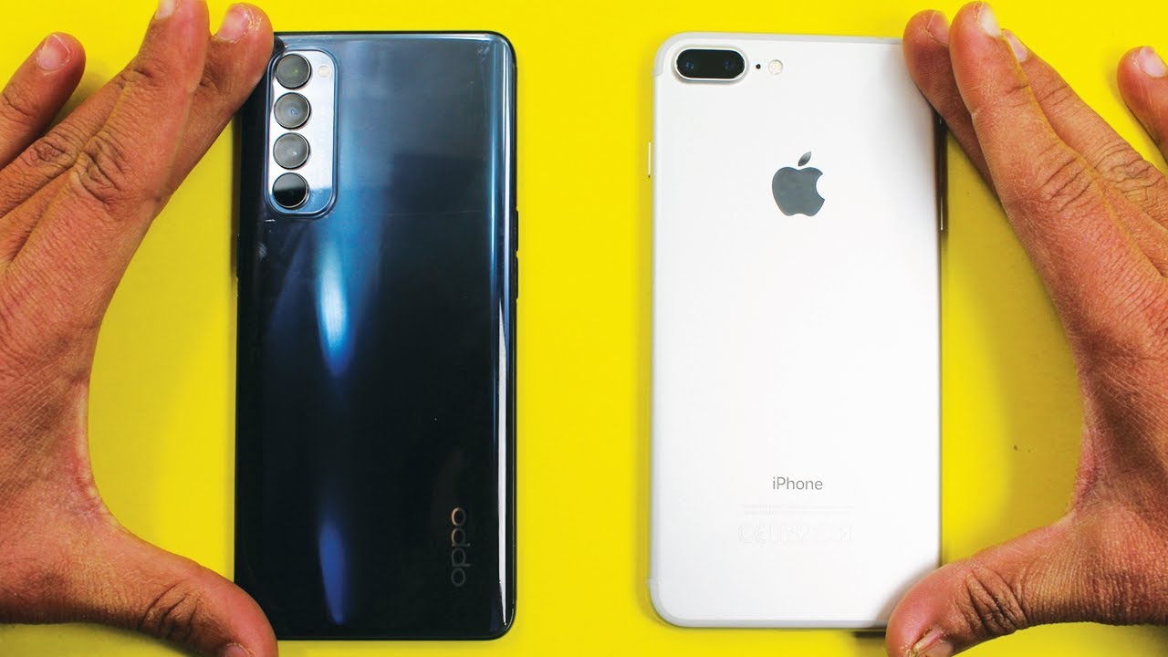 Oppo Reno 4 Pro vs iPhone 7 Plus - Speed Test!