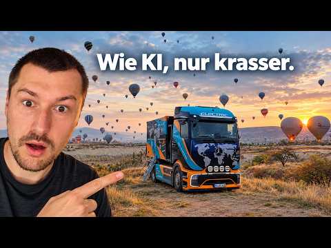 Ich fahre einen 621 kWh Elektro-LKW an den surrealsten Ort der Welt