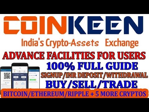 CoinKeen Crypto Exchange - Buy Sell Trade in Bitcoin + 7 More Cryptocurrencies in India - in Hindi Video