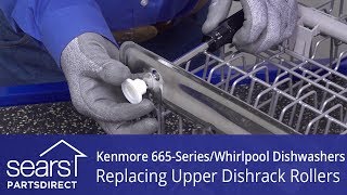 Metal Height Adjuster Roller Replacement - Kenmore 665-Series and Whirlpool Dishwashers