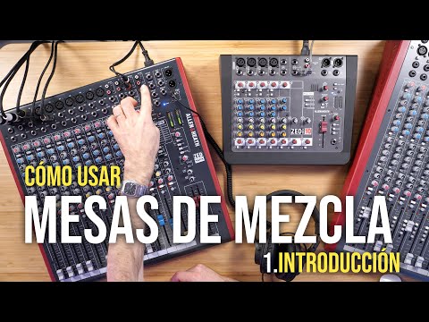 Mezclador de audio: ¿cómo se usa y qué tipos existen?