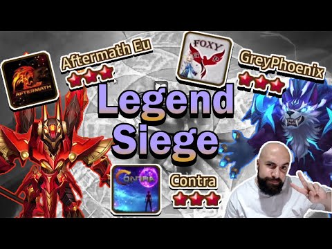 Last Siege before Khmun & Vigor Nerf!! Legend Siege (Summoners War)