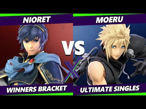 S@X 456 - Nioret (Marth) Vs. Moeru (Cloud) Smash Ultimate - SSBU