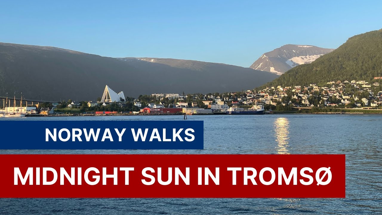 Experience a walking tour during Midnight Sun.