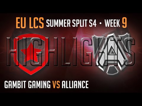 LCS Highlights Gambit Gaming vs Alliance Week 9 EU Summer 2014 GMB vs ALL S4 W9D1G2 Season 4
