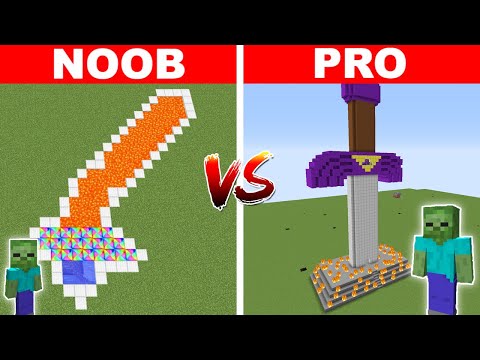 NOOB VS PRO KILIÇ YAPMAK 😱 - Minecraft