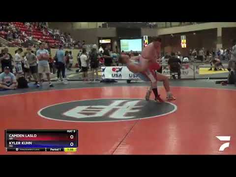 285 Lbs Cons. Semi - Camden Laslo, NM Vs Kyler Kuhn, MO 041e