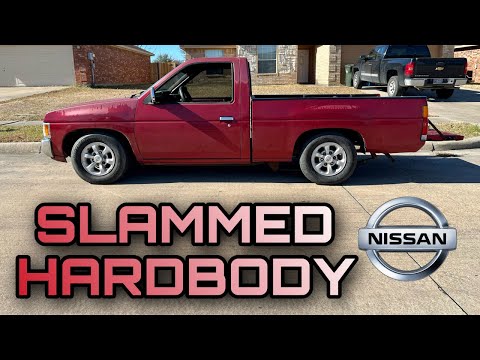 LOWERED MY NEW NISSAN HARDBODY