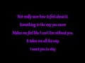 Stay - Rihanna Ft. Mikky Ekko Stay - Rihanna Ft. Mikky Ekko