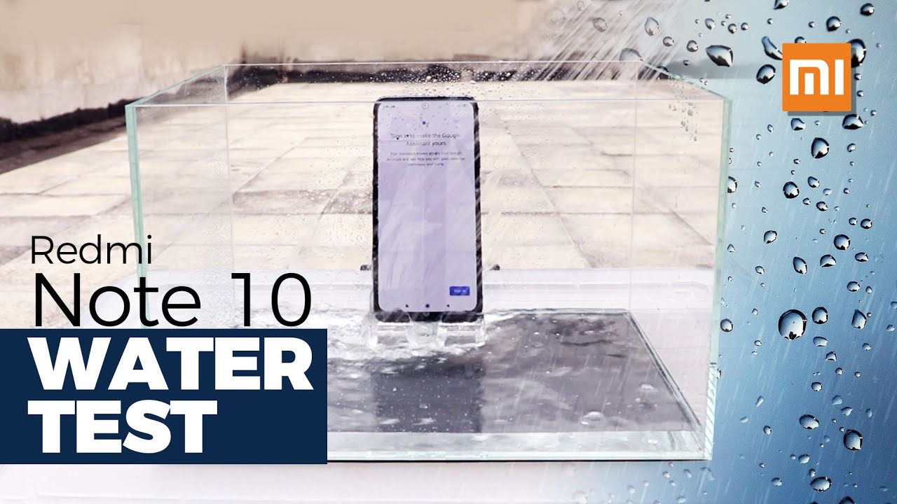Xiaomi Redmi Note 10 Waterproof Test