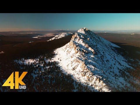4K Drone Footage - URAL, Flying over the Ancient Mountains - 5 HOURS