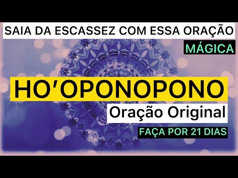 HO’OPONOPONO, Original Prayer - Morrnah Namalaku Simeona