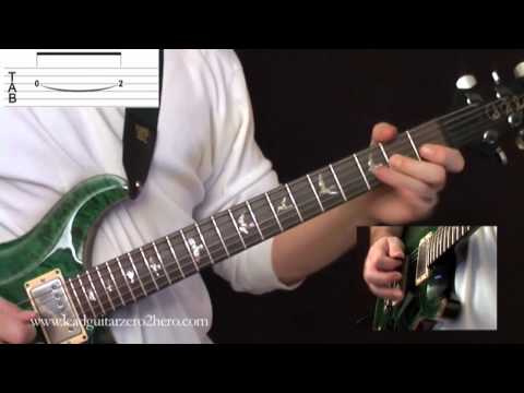 06 Learn Electric Guitar "Hammer Ons" - Rock Guitar Lesson