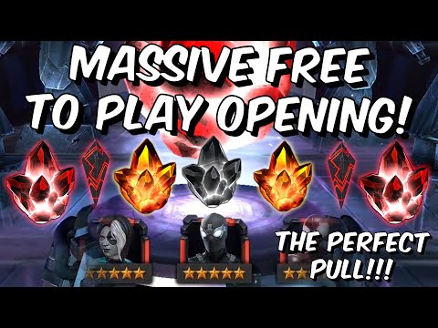 Double 5 Star & 5 Star Awakening Gem Free To Play Crystal Opening! - Marvel Contest of Champions