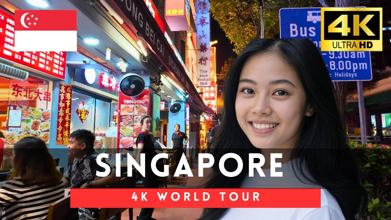 Immersive street-level walking tour through Singapore Orchard Road, Singapore, showcasing authentic urban landscapes, local architecture, and the vibrant atmosphere of the city's neighborhoods