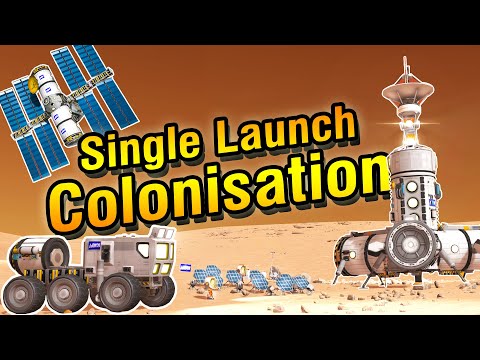 KSP: Planetary Colonisation in ONE Launch!