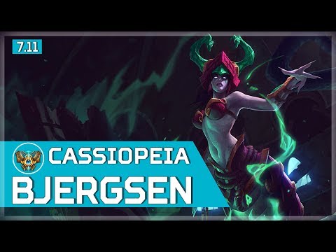 491. Bjergsen - Cassiopeia vs Lucian - Mid - June 12th, 2017 - Patch 7.11 Season 7