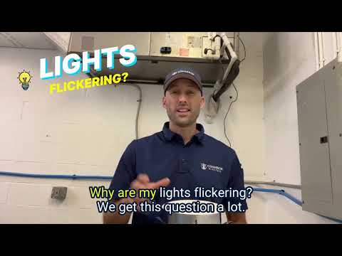 Why are the lights flickering in my home?