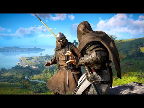 Assassin's Creed Valhalla - Basim's Outfit Master Assassin Stealth Kills & Assassinations