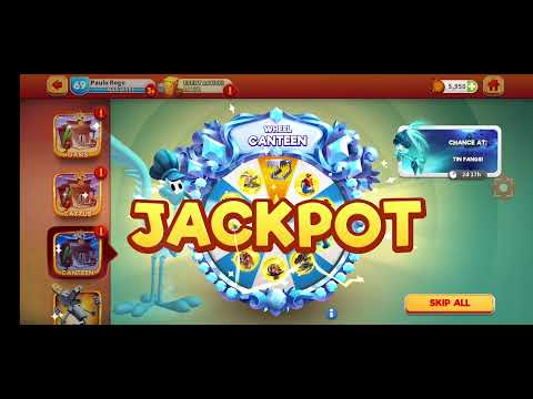 #101 - JACKPOT! -Wheel CANTEEN and Wheel TIN -Rank Up Solid Tin Coyote -Looney Tunes World of Mayhem