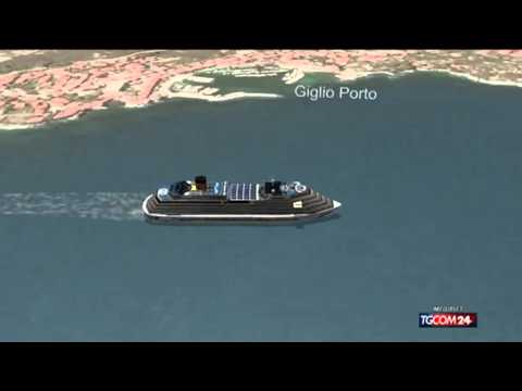 Costa Concordia, reconstruction in 3D ricostruzione 3D