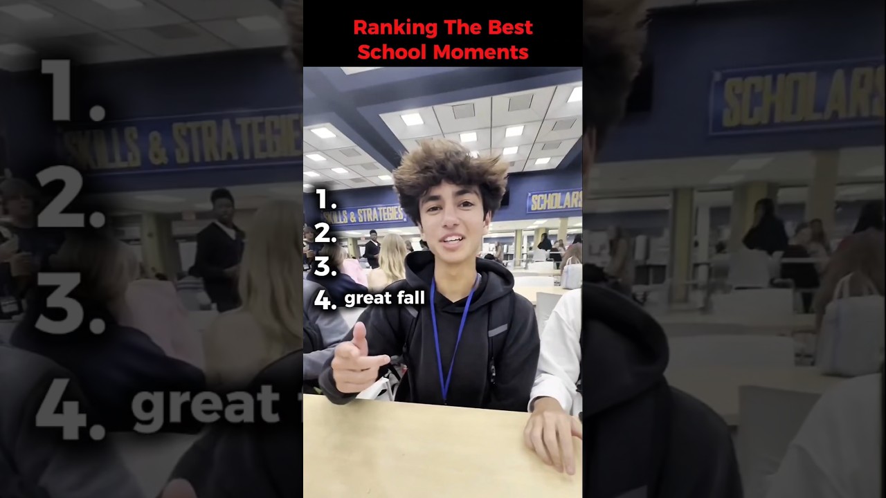 Ranking The Best School Moments! 💯