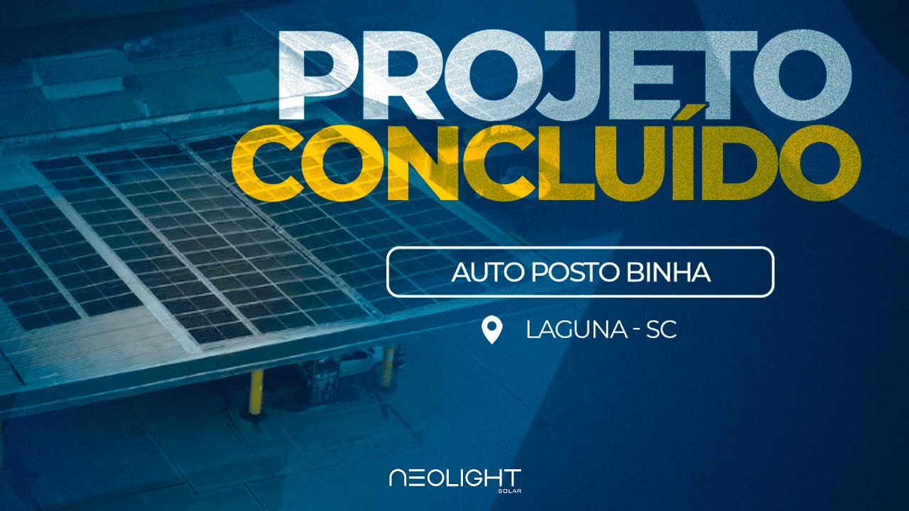 Sistema de Energia Solar Posto Binha