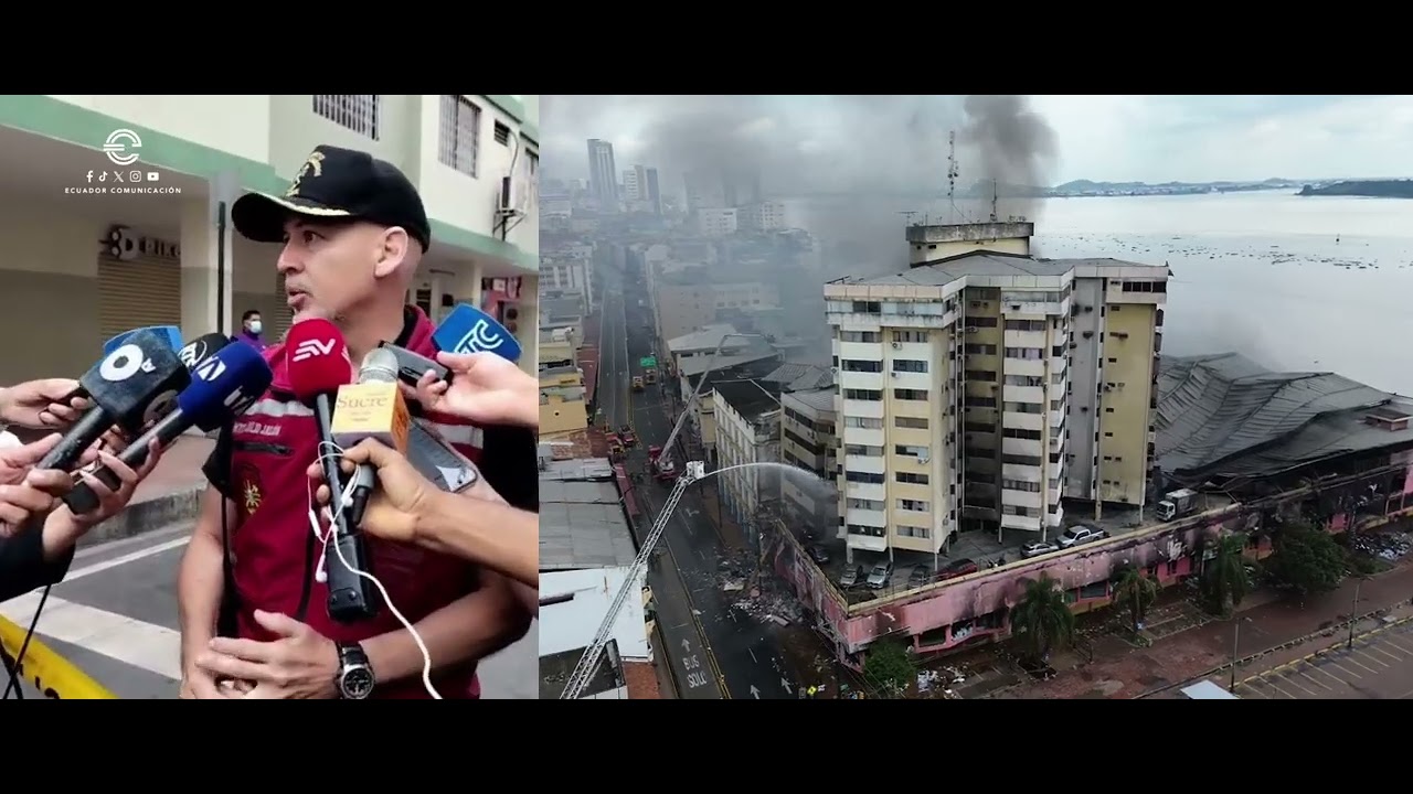 Bomberos mantienen operativo preventivo en Multicomercio: planchas de zinc y riesgo estructural limitan acceso