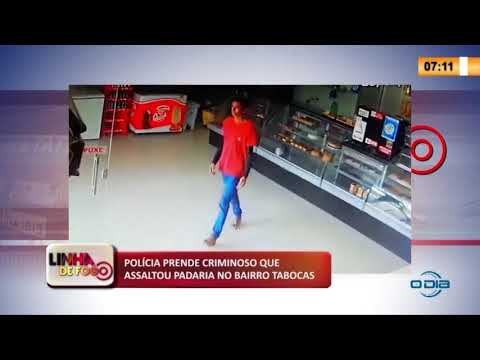 LINHA DE FOGO 2904 2020 POLíCIA PRENDE CRIMINOSO QUE ASSALTOU PADARIA NO BAIRRO TABOCAS